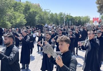 آیین سوگواری تاسوعای حسینی درابرکوه