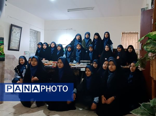 مراسم شهادت حضرت فاطمه (س) در دبستان شاهد کوثر ناحیه ۵ 