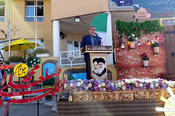 آیین استانی زنگ مهر در دبیرستان راضیه شیراز‌ 
