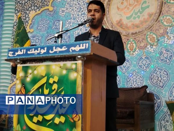 اقامه نماز عید قربان در آستان مقدس حضرات سیدان‌الکریمان شهرستان برخوار