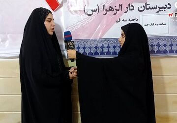 آزمون مقدماتی «لیگ جت» در دبیرستان دارالزهرا(س)