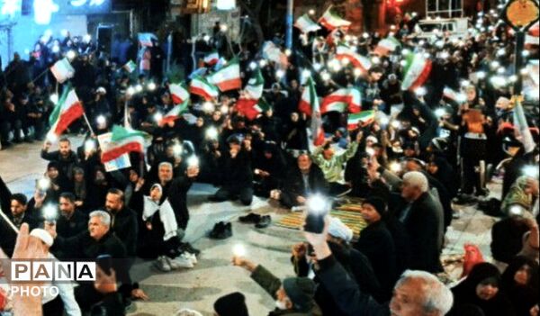 اجتماع عظیم مردمی در لحظات تحویل سال در شهرستان تربت جام