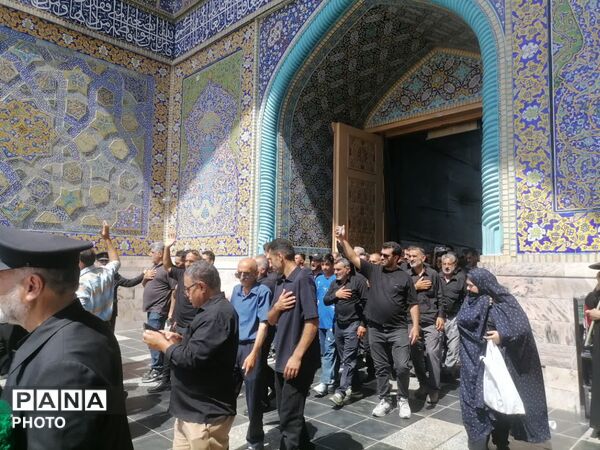 حرم مطهر رضوی در سوگ امام رئوف