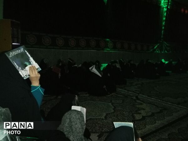 مراسم احیاء بیست و یکم در حسینیه حسینی روستا ارغا شهرستان خلیل آباد