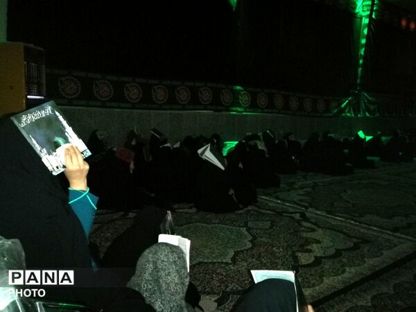 مراسم احیاء بیست و یکم در حسینیه حسینی روستا ارغا شهرستان خلیل آباد