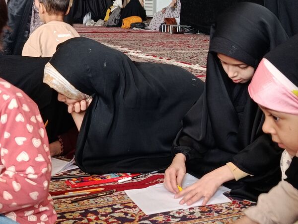 برپایی غرفه کودک در نمازجمعه شهرستان کاشمر 