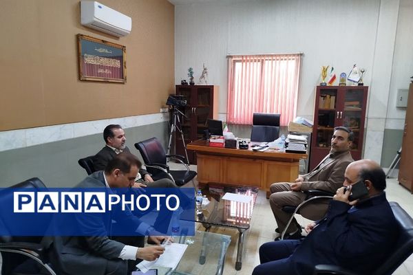 بازدید از حوزه امتحانات ورودی مدارس دخترانه و پسرانه نمونه دولتی در شهرری