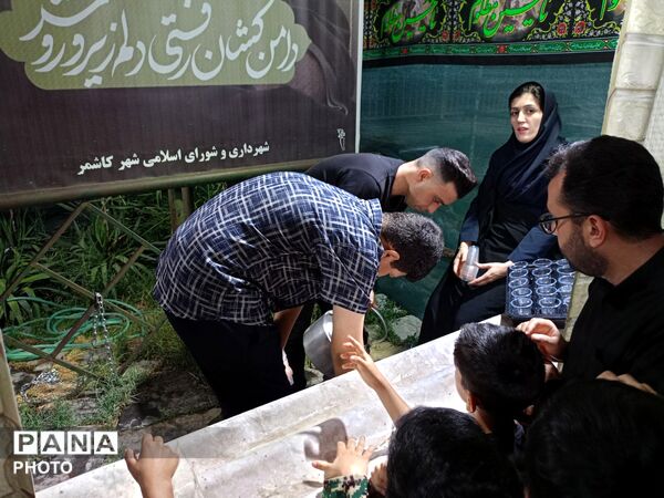خاص ترین قاب های محرم خیابانی کاشمر