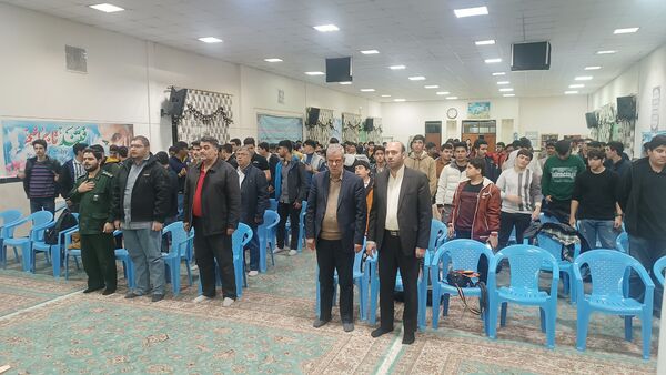 مراسم محفل انس باقرآن کریم دبیرستان شاهد ابوذر غفاری نیشابور