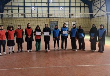 آیین افتتاحیه المپیاد ورزشی در مدرسه حضرت زینب