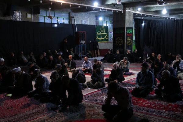عزاداری شهادت امام جعفر صادق (ع) در آبیک 