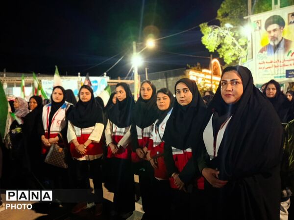 راهپیمایی شهروندان شهرستان مانه 
