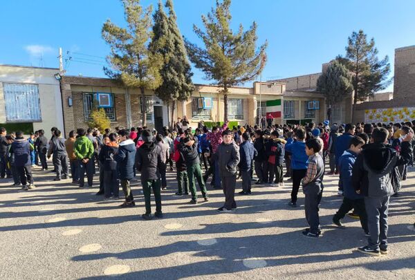 مراسم اعیاد شعبانیه در دبستان شهید پسندیده فدافن