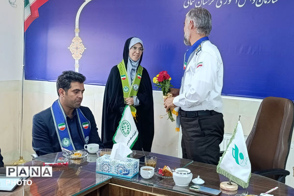 سفر معاون فعالیت های دانش آموزی کشور همراه با کارشناس جذب پیشتازان به خراسان شمالی 