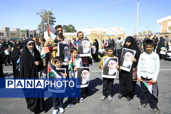 راهپیمایی روز قدس در خراسان جنوبی