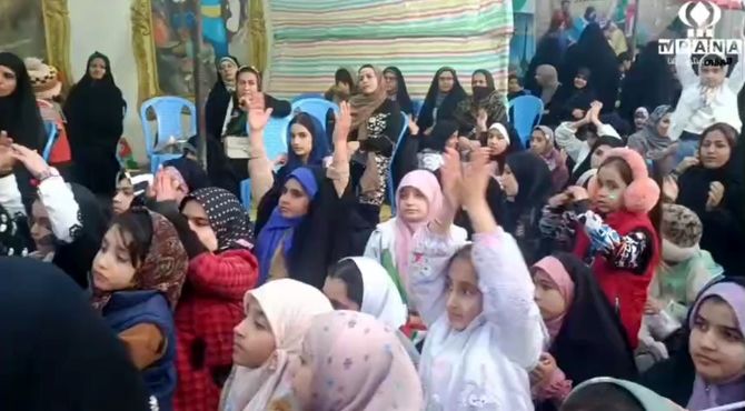 جشن میلاد کریمه اهل‌بیت در موکب ایران قوی؛بیجار سربلند