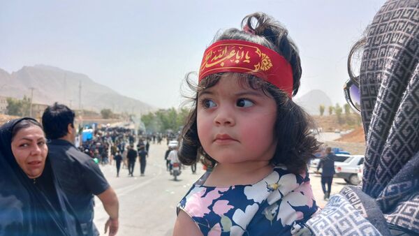 مراسم عاشورای حسینی در گلزار شهدای شهرستان لنده