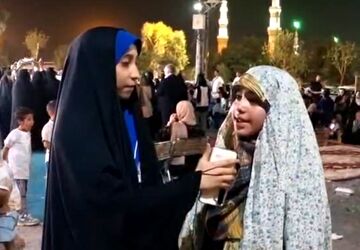 گزارش خبرنگار پانا از موکب جنت الرقیه در مسجد جمکران