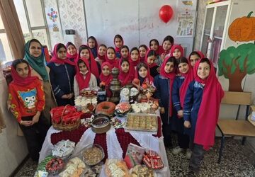 برگزاری جشن یلدا در دبستان شهید بستانی