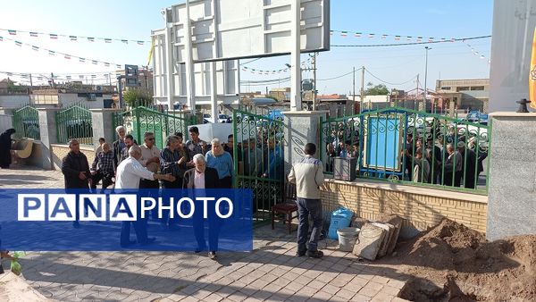 تشییع پیکر مادر شهید «حسن محمدی» در جعفریه قم