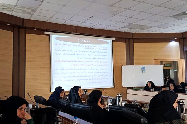 نشست آموزشی راه‌های پیشگیری از آسیب‌های اجتماعی در سالن اجتماعات فرمانداری شهرستان ورامین