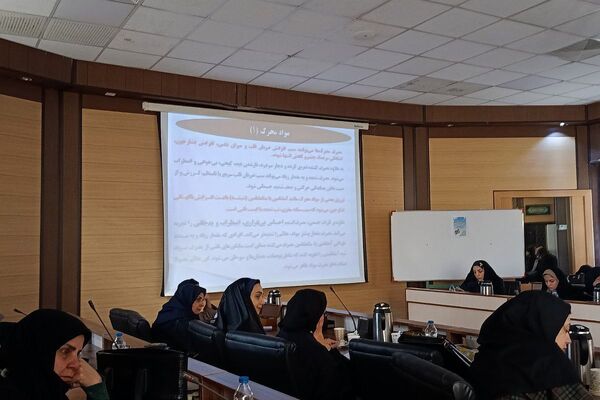نشست آموزشی راه‌های پیشگیری از آسیب‌های اجتماعی در سالن اجتماعات فرمانداری شهرستان ورامین