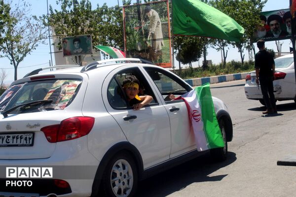 موکب‌های فاروج، میزبان زائران بدرقه رهبر شهید در مسیر مشهد