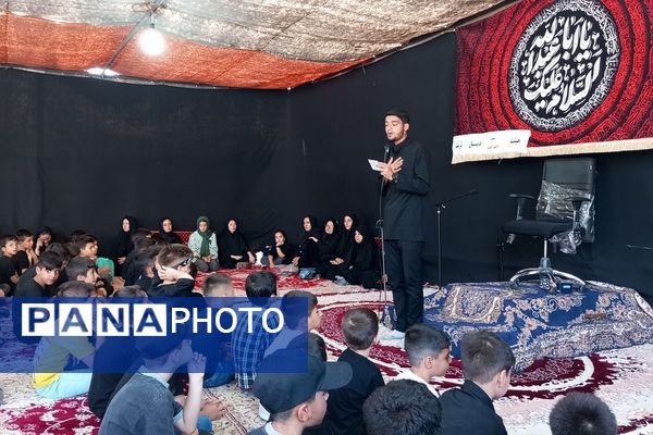 سوگواری سیدالشهدا در دبستان تربیت نصیر شهر