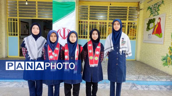 صبحگاهی با یاد شهید مقاومت در دبستان شهید رجبی ناحیه ۶ مشهد