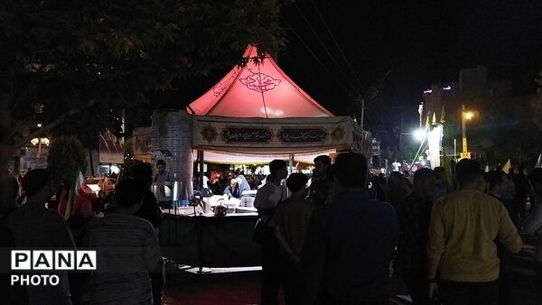 چایخانه هیئت  فاطمه الزهرا در شب صد هشتادم 