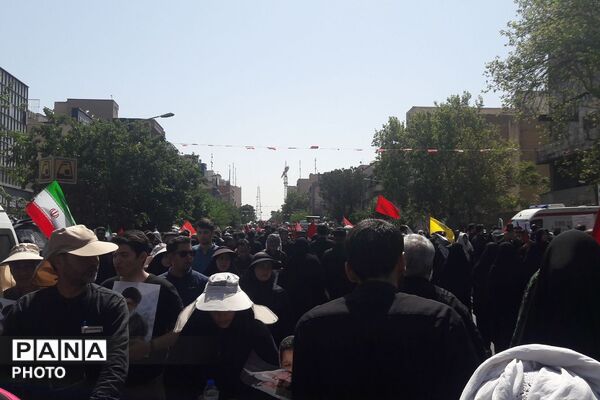 دومین روز مراسم بدرقه و وداع با رهبر شهید مقاومت