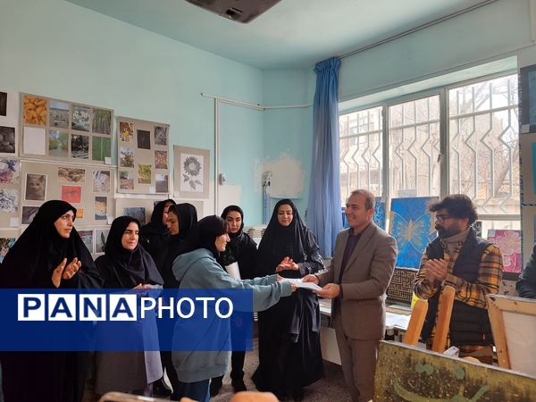 نمایشگاه ماها در هنرستان بصیرت آشخانه