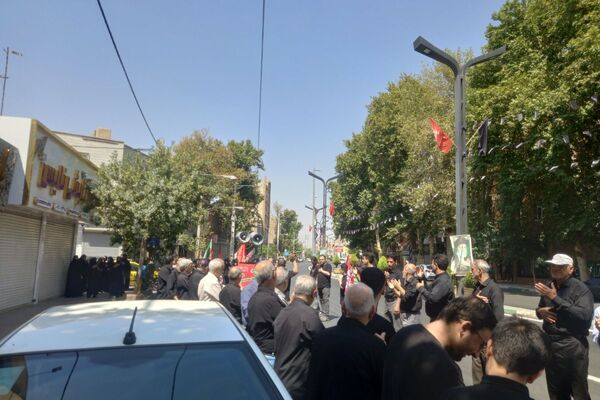 راهپیمایی جاماندگان اربعین با حضور پرشور مردم پیشوا