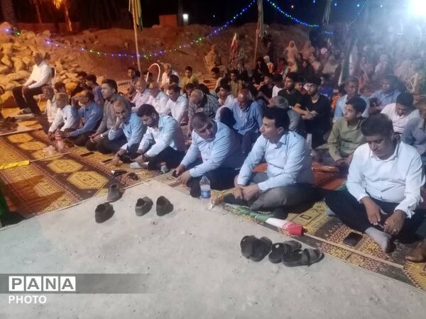 جشن عید غدیر در محله مارم باغ‌شهر فین