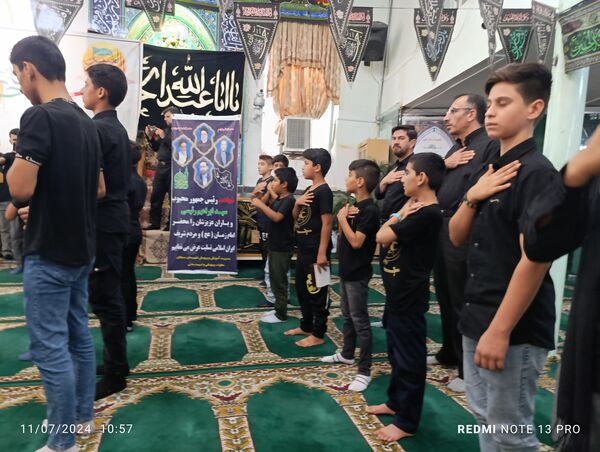 سوگواره احلی من العسل نوجوانان عاشورایی شهر آشخانه 