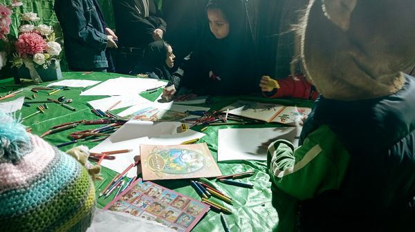 موکب  فرهنگی کودکان در شهرستان کاشمر 