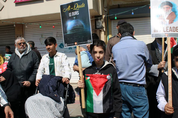 اعلام همبستگی مردم قم با فلسطین در راهپیمایی روز جهانی قدس