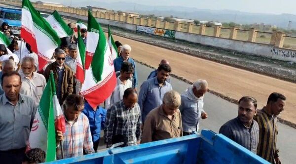 راهپیمایی ۲۲ بهمن ماه در دهستان‌های آبنما و خراجی رودان