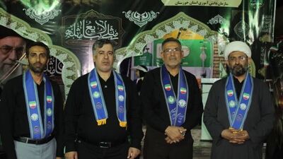 حضور مدیر و معاون پرورشی آموزش و پرورش دشت‌آزادگان در موکب سازمان دانش‌آموزی