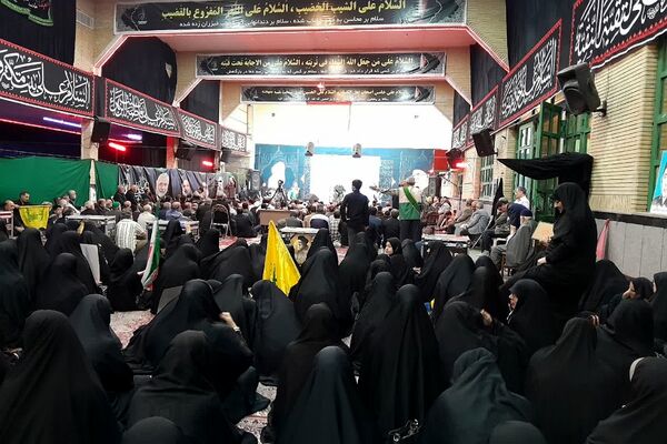 مراسم بزرگداشت شهدای مقاومت در حرم شهدا گمنام ورامین