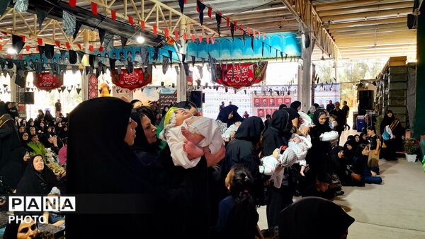 خونِ کوچک، فریادِ بزرگ؛ مراسم شیرخوارگان حسینی در ملارد