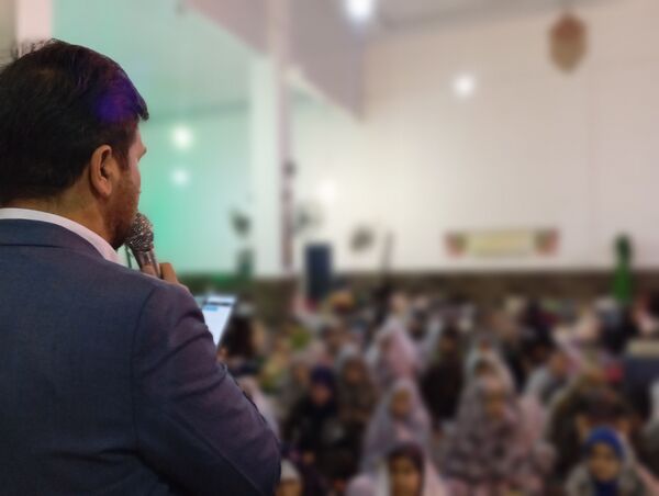 اعتکاف دانش‌آموزی در گناباد