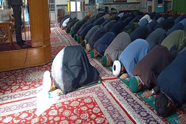 اقامه نماز جمعه در آخرین هفته ماه مبارک شعبان شهر بار نیشابور 