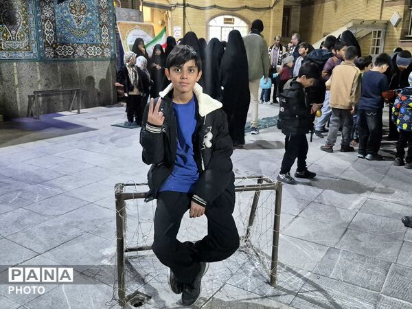برپایی غرفه فرهنگی سازمان دانش‌آموزی در میدان المپیک