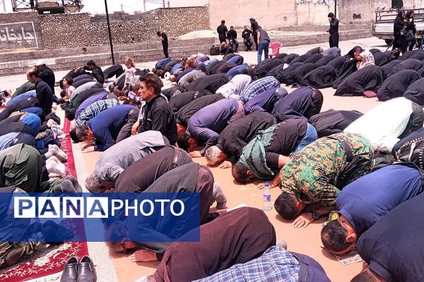 نماز ظهر عاشورا در شهرستان باشت