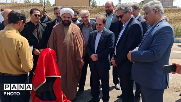 افتتاح تصفیه خانه فاضلاب شهرک صنعتی شهرستان کاشمر با حضور معاون وزیر صمت