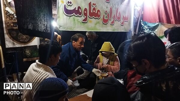 موکب سرداران مقاومت در پانزدهمین شب از سال ۱۴۰۵