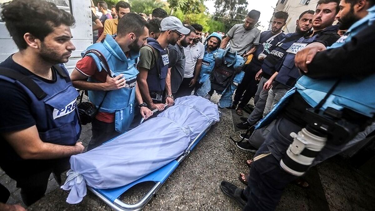 شمار شهدای رسانه فلسطینی به ۲۲۱ نفر رسید
