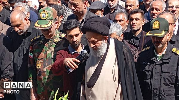 تشیع پیکر شهید محمد عباسی در گرگان