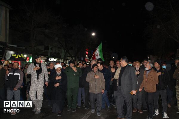 تجمع مردم شهرستان سملقان به مناسبت شهادت رهبر معظم انقلاب